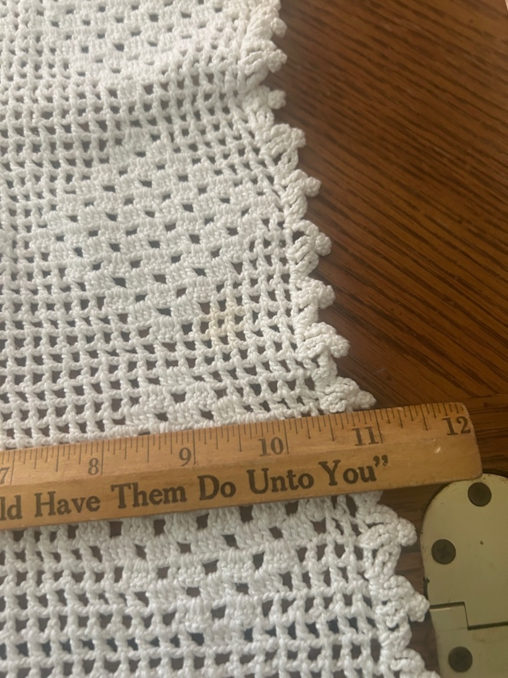 Vintage Crochet Table Runner - Picture 7 of 8